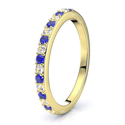 Yellow Diamond and Blue Sapphire