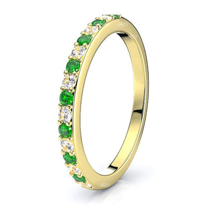 Yellow Diamond and Emerald