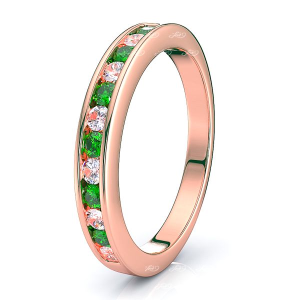 Rose Diamond and Emerald