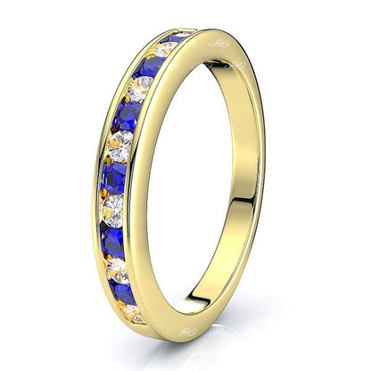 Yellow Diamond and Blue Sapphire