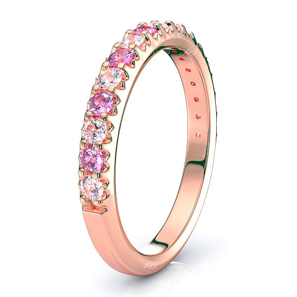 Rose Diamond and Pink Sapphire