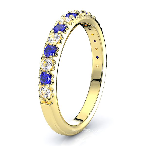 Yellow Diamond and Blue Sapphire