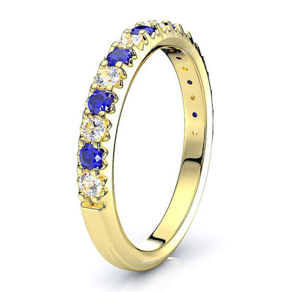 Yellow Diamond and Blue Sapphire