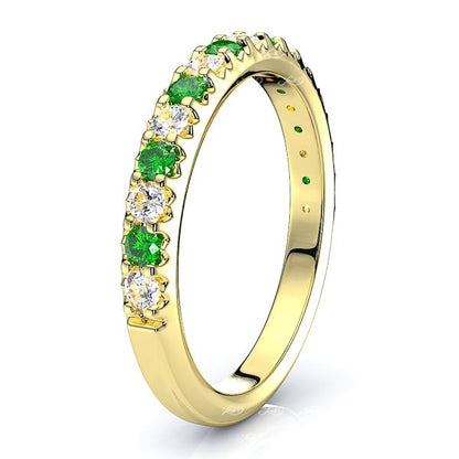 Yellow Diamond and Emerald