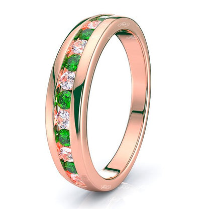 Rose Diamond and Emerald