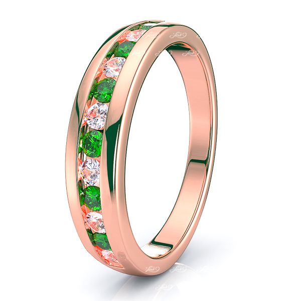 Rose Diamond and Emerald