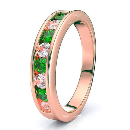 Rose Diamond and Emerald