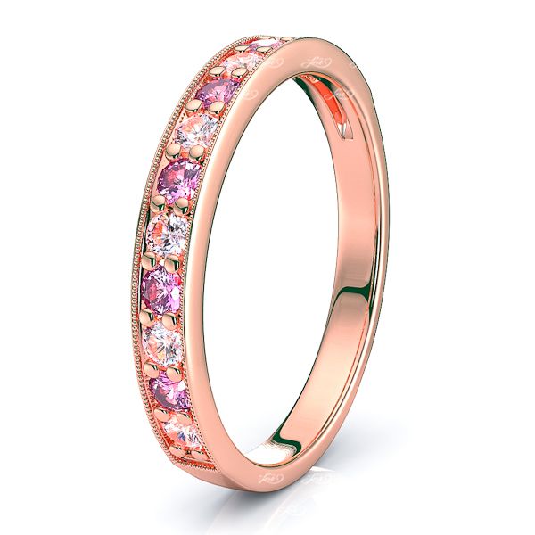Rose Diamond and Pink Sapphire