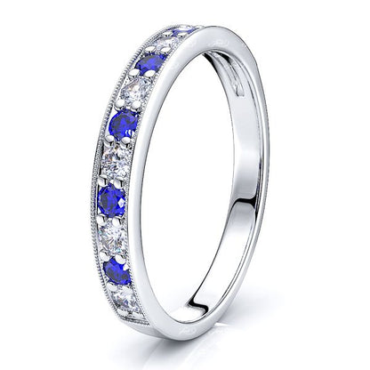 White Diamond and Blue Sapphire