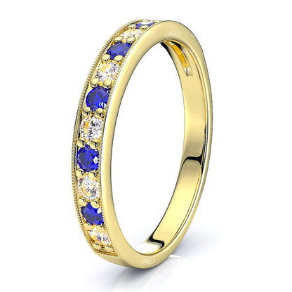 Yellow Diamond and Blue Sapphire