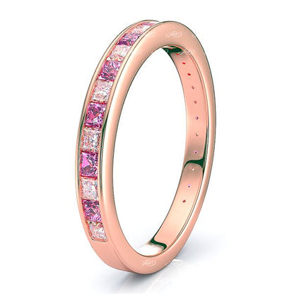 Rose Diamond and Pink Sapphire