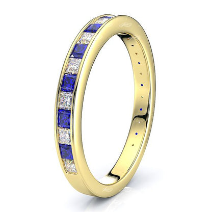 Yellow Diamond and Blue Sapphire