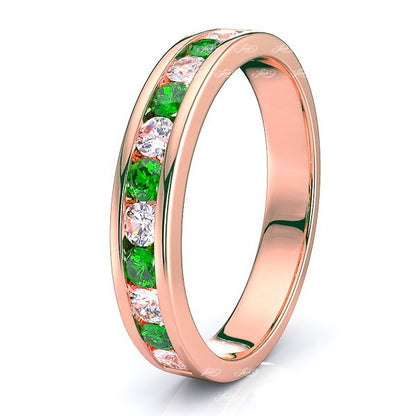 Rose Diamond and Emerald