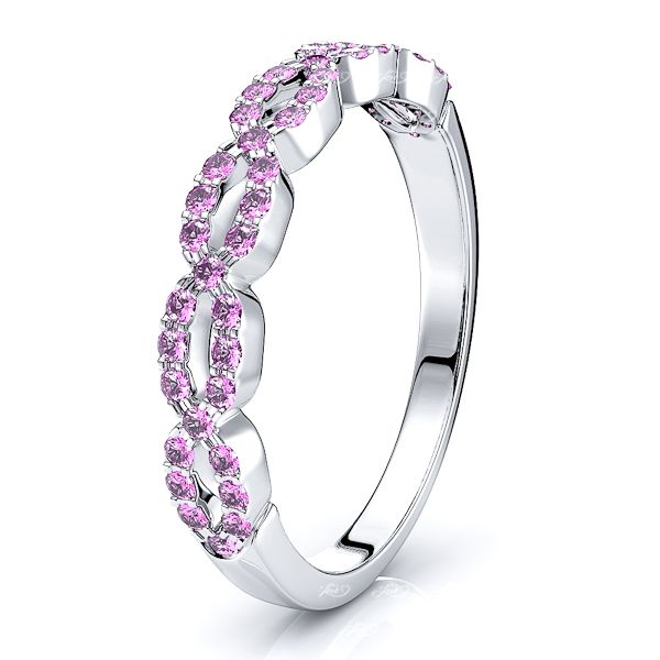 White Pink Sapphire