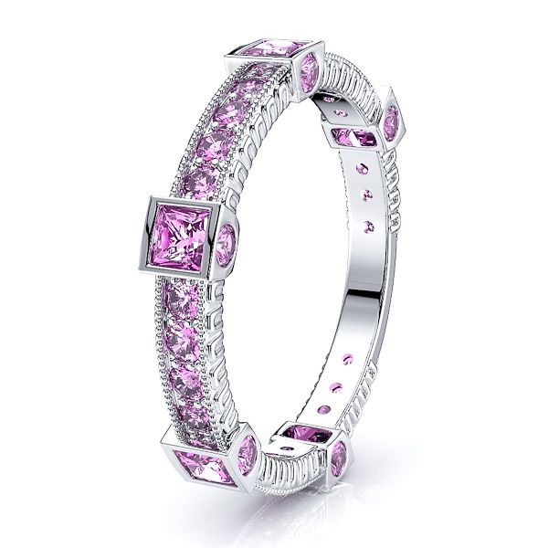 White Pink Sapphire
