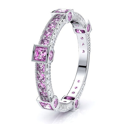 White Pink Sapphire