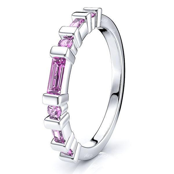 White Pink Sapphire