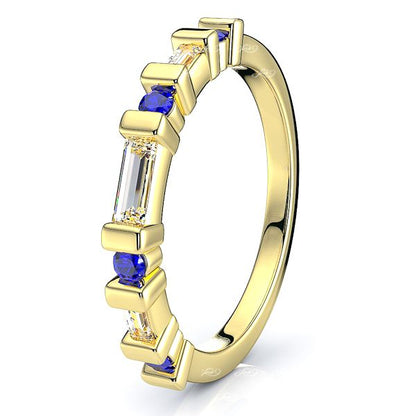 Yellow Diamond and Blue Sapphire