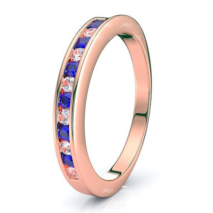 Rose Diamond and Blue Sapphire