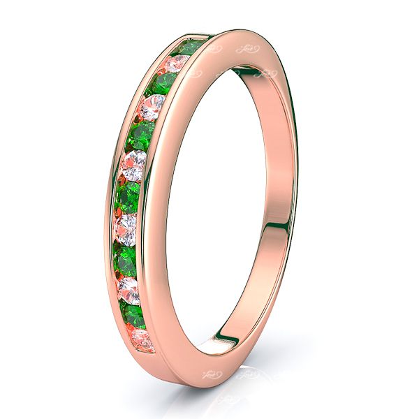 Rose Diamond and Emerald