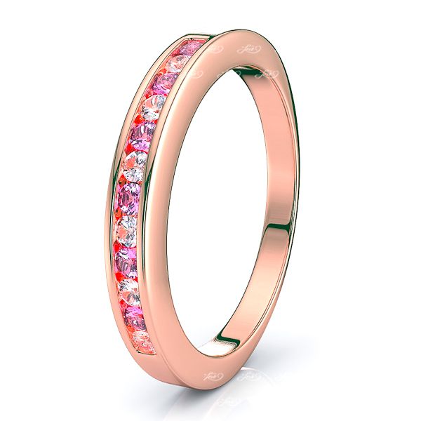 Rose Diamond and Pink Sapphire