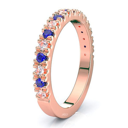 Rose Diamond and Blue Sapphire