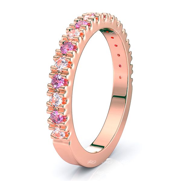 Rose Diamond and Pink Sapphire
