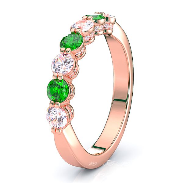 Rose Diamond and Emerald