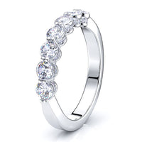 Rosalba Pave Set Women Anniversary Wedding Band