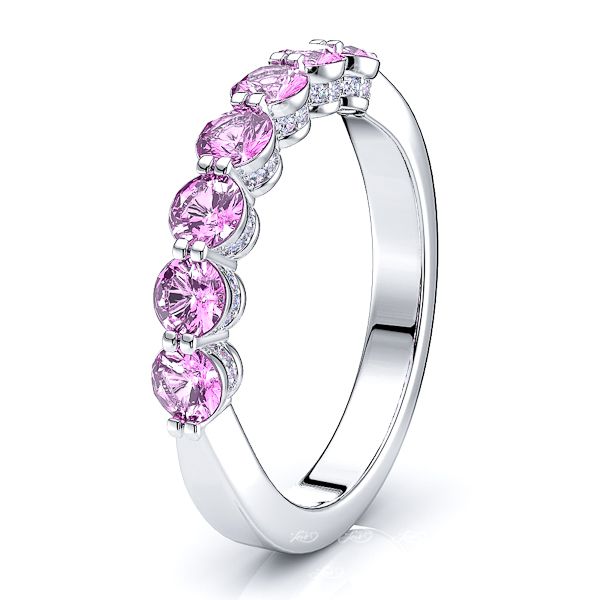 White Pink Sapphire