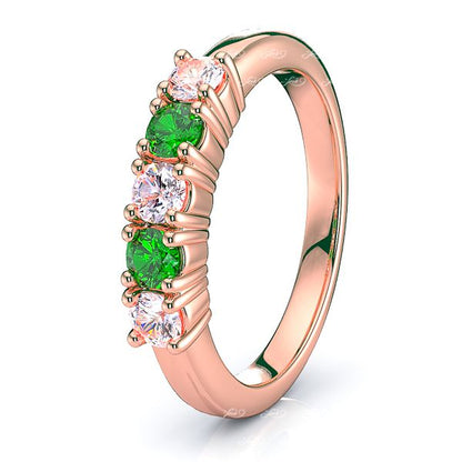 Rose Diamond and Emerald