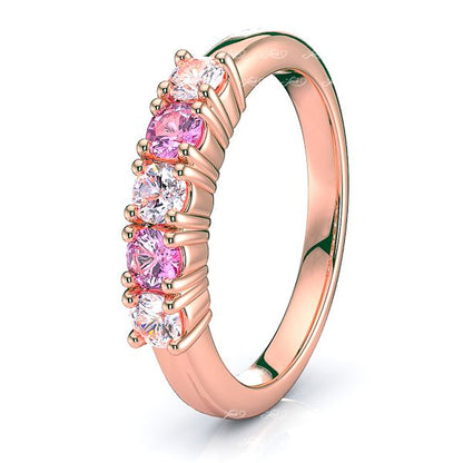 Rose Diamond and Pink Sapphire