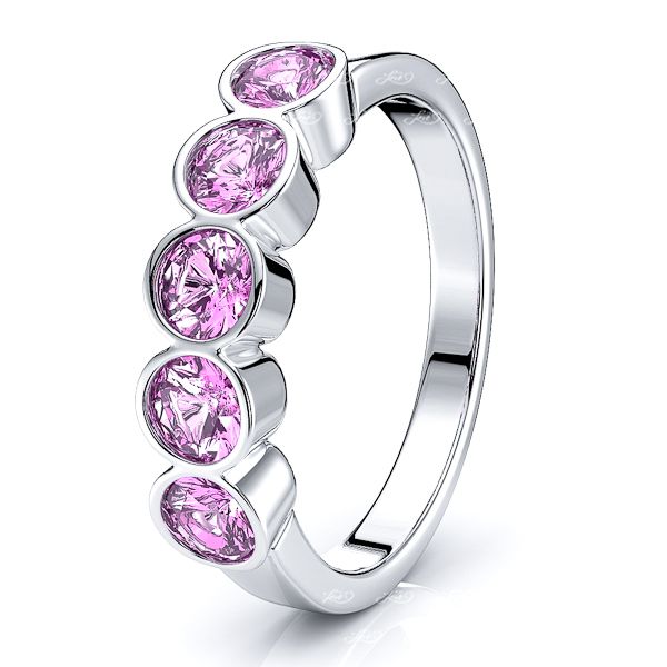 White Pink Sapphire