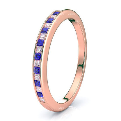Rose Diamond and Blue Sapphire