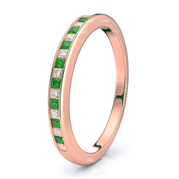 Rose Diamond and Emerald