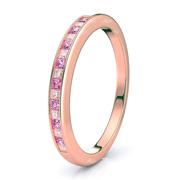 Rose Diamond and Pink Sapphire
