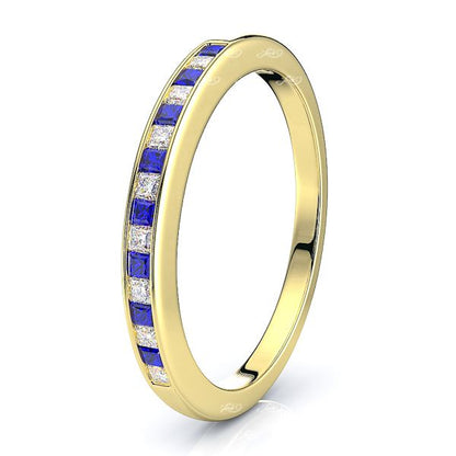 Yellow Diamond and Blue Sapphire