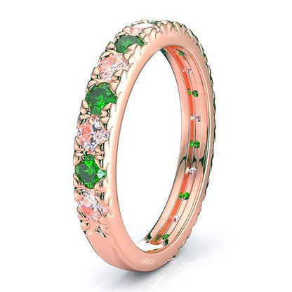 Rose Diamond and Emerald