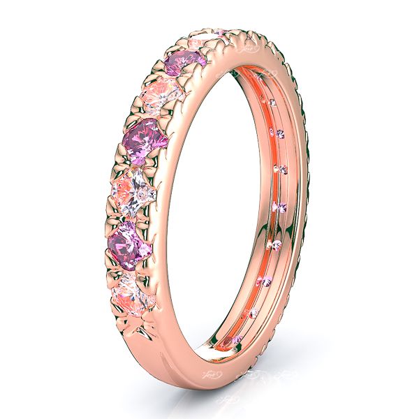 Rose Diamond and Pink Sapphire