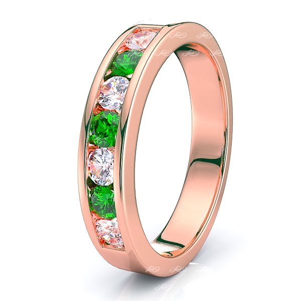 Rose Diamond and Emerald