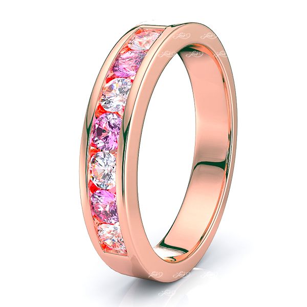 Rose Diamond and Pink Sapphire
