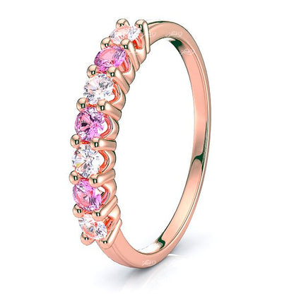 Rose Diamond and Pink Sapphire