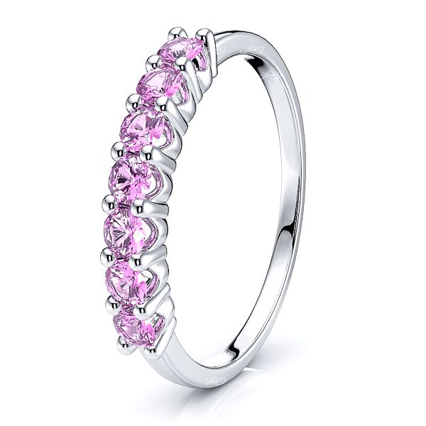 White Pink Sapphire