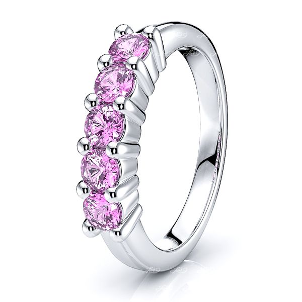 White Pink Sapphire