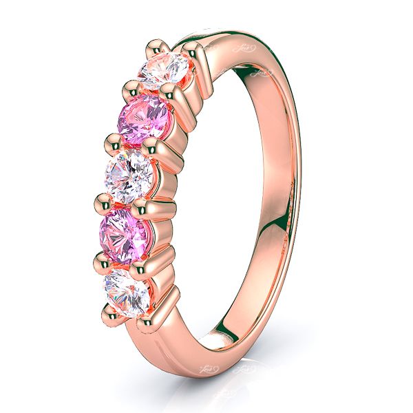 Rose Diamond and Pink Sapphire