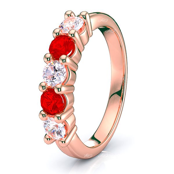 Rose Diamond and Ruby