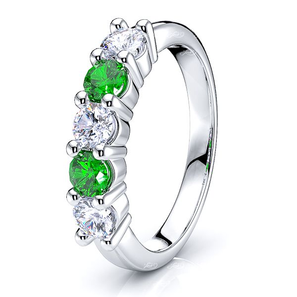 White Diamond and Emerald
