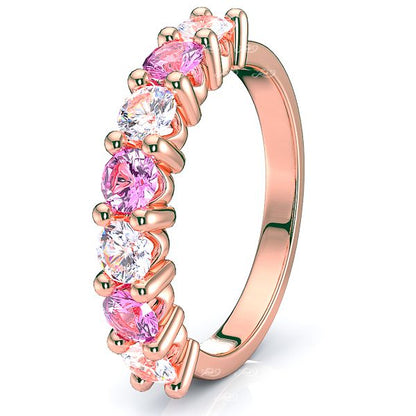 Rose Diamond and Pink Sapphire