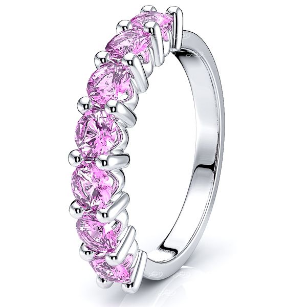 White Pink Sapphire
