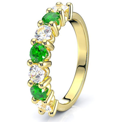Yellow Diamond and Emerald
